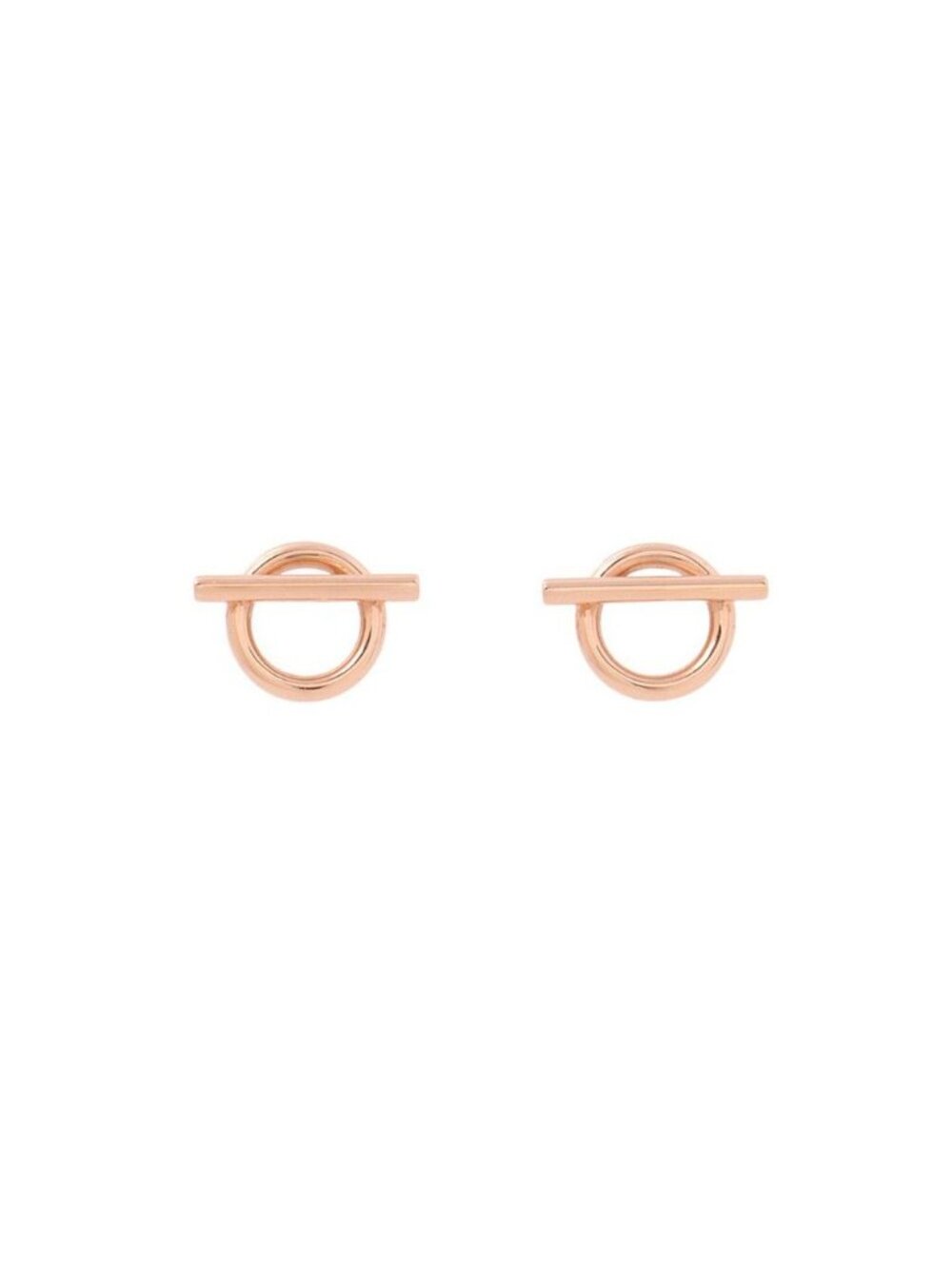 Hermes Earrings Echappee PM Small Model 18k Pink Gold